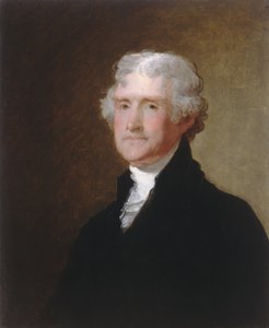 Thomas Jefferson, n. 1821 (öljy puulle)